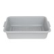 Vogue Geperforeerde Opbergbak Grijs - Polypropyleen 545x390mm