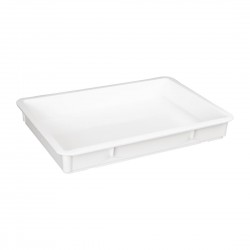 Vogue PP deegdoos 650 x 455 x 85 mm – Wit Polypropyleen