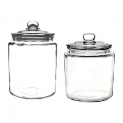 Olympia Biscotti Glazen Potten Set 6,3L en 3,8L