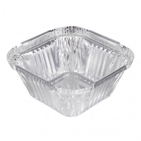 Fiesta recyclebare foliecontainer 100 ml – zilveren aluminium bakjes (200 stuks)
