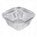 Fiesta recyclebare foliecontainer 100 ml – zilveren aluminium bakjes (200 stuks)