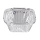 Fiesta recyclebare foliecontainer 100 ml – zilveren aluminium bakjes (200 stuks)