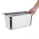 Vogue RVS Gastronorm Bakken Set 2x 1/3 2x 1/6 Met Deksels - Zilver