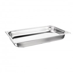 Nisbets Essentials RVS Gastronormbak 65mm - Set van 3 GN 1/1 Bakken