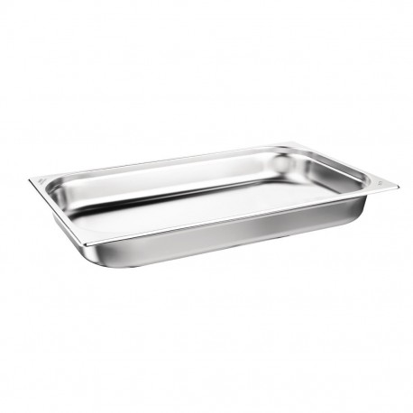 Nisbets Essentials RVS Gastronormbak 65mm - Set van 3 GN 1/1 Bakken