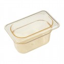 Cambro GN Bak 1/9 Gastronorm 100mm – Hoge Hitte Polycarbonaat, Geel