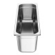 Vogue Roestvrijstalen Gastronorm 2/4 Bak 150mm