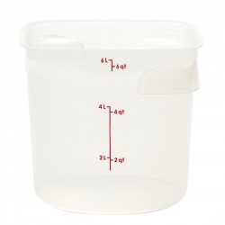 Cambro FreshPro CamRound Container 5,7L – Polypropyleen GN Bak Helder