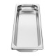 Vogue Roestvrijstalen Gastronorm 2/4 Bak 40mm - RVS 201