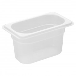 Nisbets Essentials polypropyleen GN bak 1/9 - 100mm - Helder