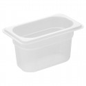Nisbets Essentials polypropyleen GN bak 1/9 - 100mm - Helder