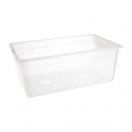 Nisbets Essentials polypropyleen GN bak 1/1 Gastronorm 200 mm - Helder