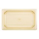 Cambro Hoogwarmte Polycarbonaat 1/4 Gastronorm Deksel - Amber/Geel