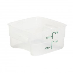 Cambro FreshPro CamSquare container 1,9L - Helder Polypropyleen GN bak