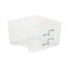 Cambro FreshPro CamSquare container 1,9L - Helder Polypropyleen GN bak