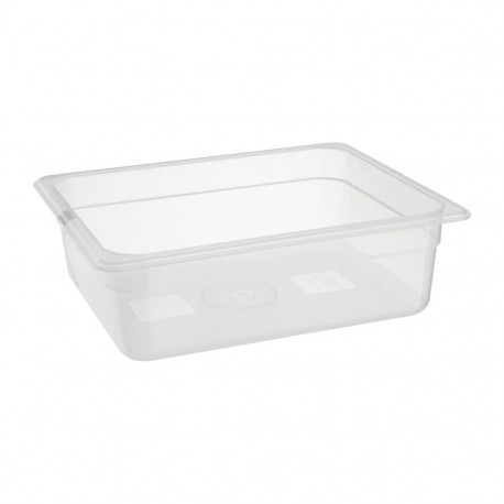 Nisbets Essentials GN 1/2 bak polypropyleen 10cm - helder, 5,9L