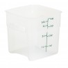 Cambro FreshPro CamSquare Container 3,8L Polypropyleen Helder