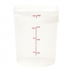 Cambro FreshPro CamRound container 7,6 L - Helder Polypropyleen GN bak