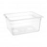 Nisbets Essentials polypropyleen GN 1/2 bak zonder deksel 15cm - Helder