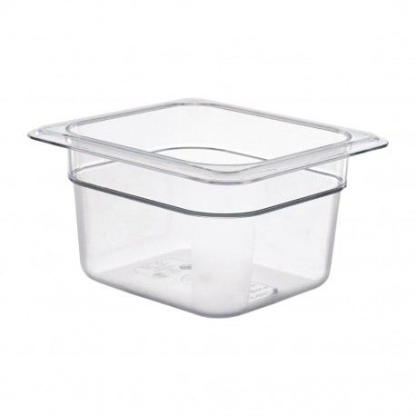 Cambro polycarbonaat bak GN 1/6 10cm – Helder