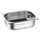 Nisbets Essentials RVS 1/2 Gastronorm Bak 100mm - Set van 3 GN Bakken