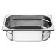 Nisbets Essentials RVS 1/2 Gastronorm Bak 100mm - Set van 3 GN Bakken