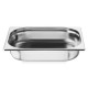 Nisbets Essentials RVS 1/2 Gastronorm Bak 65mm – Set van 3 stuks