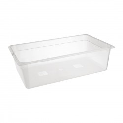 Nisbets Essentials polypropyleen GN 1/1 gastronorm bak 15cm - Helder