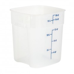 Cambro FreshPro CamSquare container 17,2L - GN bak Polypropyleen Helder
