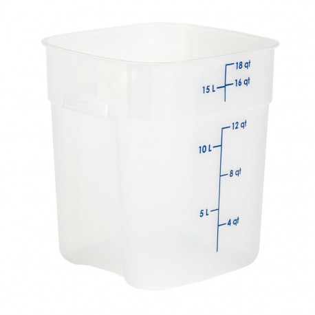 Cambro FreshPro CamSquare container 17,2L - GN bak Polypropyleen Helder