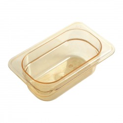 Cambro GN Bak 1/9 Gastronorm 65mm – Hittebestendig Polycarbonaat, Geel
