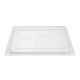 Nisbets Essentials GN 1/2 deksel polypropyleen transparant