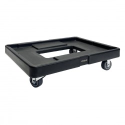 Vogue Thermobox transportkar zwart – LDPE draagwagen voor DX993