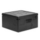 Vogue Geïsoleerde EPP Pizzadoos en Voedseltransportbox 22L – Zwart
