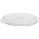 Rubbermaid Brute deksel voor L651 - wit deksel 37,8L container