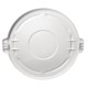 Rubbermaid Brute deksel voor L651 - wit deksel 37,8L container