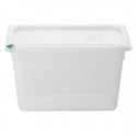 Hygiplas Click PP GN-bak 1/3 met deksel & 7 HACCP-kleurclips 200 mm 6,9L (set van 4)