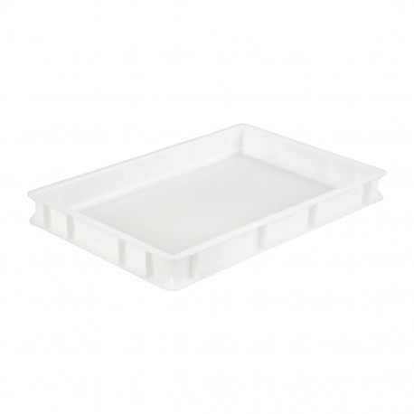 Cambro polyethyleen pizza deegkrat 60x40x7cm – wit