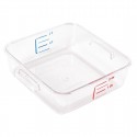 Rubbermaid polycarbonaat voedseldoos 2L - helder & maatverdeling