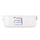 Rubbermaid polycarbonaat voedseldoos 2L - helder & maatverdeling