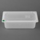 Hygiplas Click PP GN-bak 1/3 met deksel & 7 HACCP-kleurclips 100 mm 3,6L (set van 4)