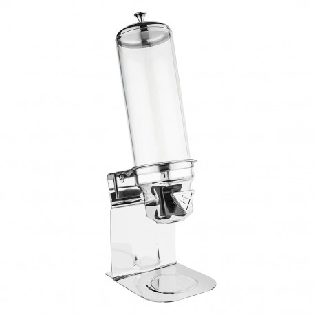 Olympia Graan Dispenser Enkel 4L - RVS & SAN Voedseldispenser Zilver