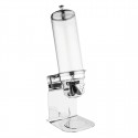 Olympia Graan Dispenser Enkel 4L - RVS & SAN Voedseldispenser Zilver