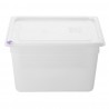 Hygiplas Click PP GN-bak 1/2 met deksel & 7 kleurclips 200 mm 11,7L - Set van 4