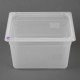 Hygiplas Click PP GN-bak 1/2 met deksel & 7 kleurclips 200 mm 11,7L - Set van 4