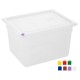 Hygiplas Click PP GN-bak 1/2 met deksel & 7 kleurclips 200 mm 11,7L - Set van 4