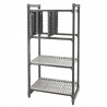 Cambro Universeel Opbergrek Starterset voor Basics Plus Planken, 530 mm Diep