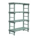 Jackstack Eurostelling 120x50cm – Kunststof Modulair Rek + GRATIS Vlonder