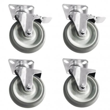 Buffalo Vogue zwenkwielen (4 stuks) – accessoire voor modulaire rekken CP829-A