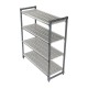Cambro Camshelving Elements startset 4 etages 1830 x 1525 x 610 mm - Grijs